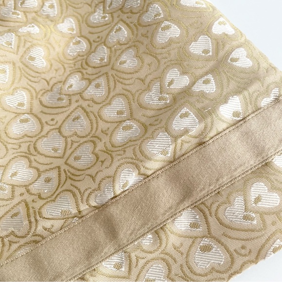 Juicy Couture Girls Skirt Gold Heart Brocade + Pockets 10 NWT - Picture 7 of 7